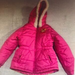 Pink Kids Jacket with Hood
